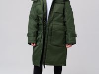 Пальто текстильное с полиуретановым покрытием для девочек