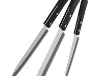 Набор из 3-х кухонных ножей Tojiro Fuji Cutlery TJ-GIFTSET-B, сталь Mo-V, рукоять дерево, черный