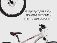 Подростковый велосипед Novatrack Action 24 Disc, год 2023, цвет Серый, ростовка 14