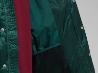 Пуховое полупальто с воротником-стойкой