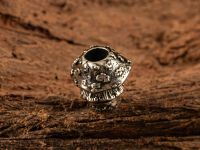 Бусина для темляка Мухоморчик, мельхиор