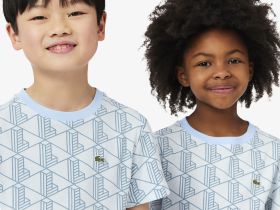 Детская футболка Lacoste из органического хлопка