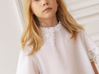 Блузка с коротким рукавом для девочки