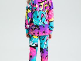 Термокомплект трикотажный для девочек: брюки, толстовка для эпизодического использования