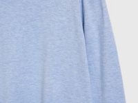 Базовый вязаный джемпер, Голубой