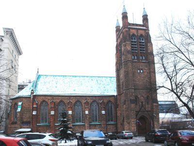 Церковь Святого Андрея,  1882-1887 гг., 1895 г., архитекторы Н.Фриман, Б.В.Фрейденберг