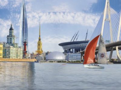 Большое петербургское кольцо – речная прогулка пo Граду на Неве с авторской экскурсией и живой музыкой в тёплом салоне теплохода