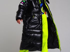 Пальто текстильное с полиуретановым покрытием для девочек