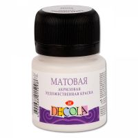 Акрил "Decola" 20 мл матовый Белая
