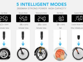 Cycplus Насос Cycplus A8 (5V, 2600mAh, 150psi), цвет Серый