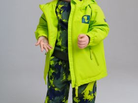 Куртка детская текстильная с полиуретановым покрытием для мальчиков (ветровка)