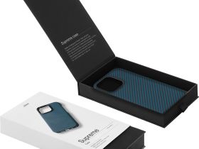 Клип-кейс uBear Supreme для Apple iPhone 16 Pro с MagSafe Синий