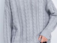 Джемпер свободного силуэта из хлопка