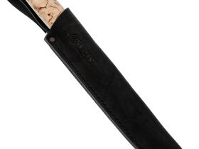 Походный нож Северный, сталь Х12МФ, карельская берёза