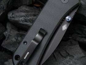 Складной нож WE Knife Banter black, S35VN