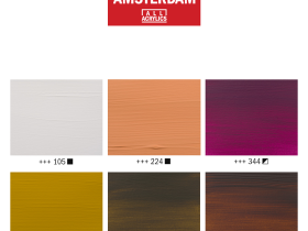 Набор акрила Talens "Amsterdam" Standart 6 цв*20 мл, портрет