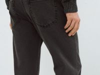 Зауженные джинсы, Серый