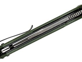 Складной нож QSP Mamba V2 Black, сталь D2, рукоять микарта