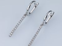 Серьги из серебра э0612сг01183500