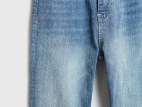 Джинсы Skinny с высокой посадкой, Синий