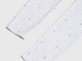 Легинсы с принтом для девочек, Серый