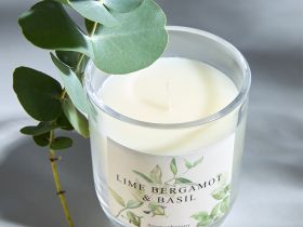 Свеча ароматическая Lime bergamot & Basil