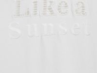 Свободная футболка для девочек, Белый