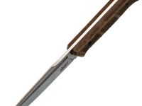 Туристический нож Kizlyar Supreme Baikal, сталь D2 SW,  рукоять орех