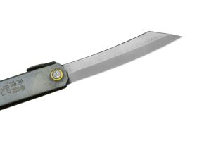 Нож складной Higonokami Reverse Tanto, сталь AoGami, рукоять нержавеющая сталь, серый