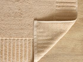 Полотенце махровое Nervato для ног, бежевое