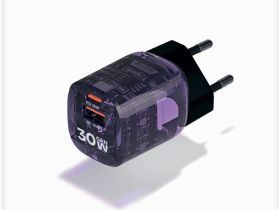 Зарядное устройство Red Line Pro Aurix 30 NQC-16 USB/USB-C 30 Вт Фиолетовое