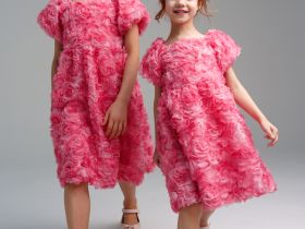 Платье текстильное для девочек