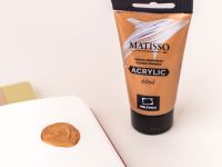 Набор акрила Малевичъ "Matisso" 3 шт, металлик