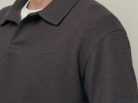 Поло из хлопка свободного силуэта