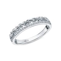 Серебряное кольцо с фианитами