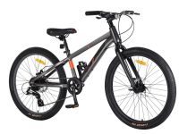 Подростковый велосипед Wind Ultra 24 Rigid, год 2026, цвет Серый