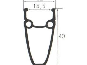 Обод Remerx 28" для шоссейных велосипедов и фикседов (розовый 40 мм x 22  мм 32 стенка двойная, без пистона 28" (622) для ободных и дисковых тормозов)