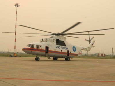 Вертолёт МЧС России доставит более 125 тонн грузов в Верхоянский район