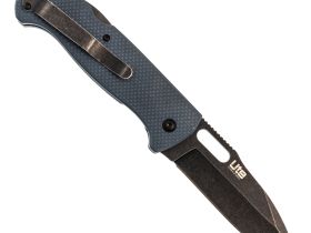 Складной нож Ute 440C BW, серая G10, Kizlyar Supreme