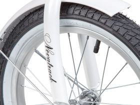 Детский велосипед Novatrack Candy 16, год 2023, цвет Белый