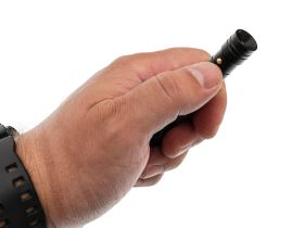 Тактическая ручка для выживания с фонариком 11 в 1, синяя