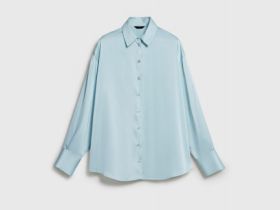 Блузка из сатина, Зеленый