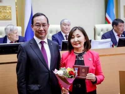 Алена Атласова награждена Знаком отличия «Гражданская доблесть»