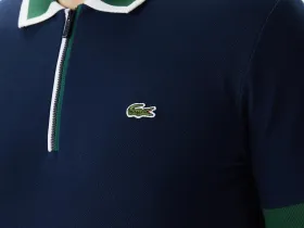Мужское хлопковое поло Lacoste стандартного кроя