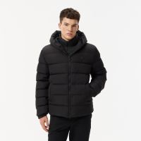 Мужской стёганый пуховик Lacoste с капюшоном