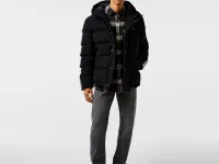 Мужская стёганая куртка Lacoste с капюшоном