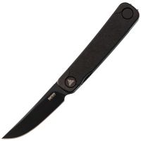Складной нож SRM 131M-GB Enso black сталь 14C28N, рукоять Black G10