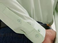 Рубашка из хлопка прямого кроя