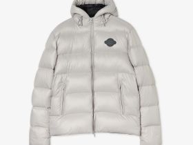 Мужская стёганая куртка Lacoste с капюшоном