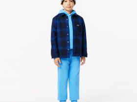 Детские флисовые спортивные брюки Lacoste
